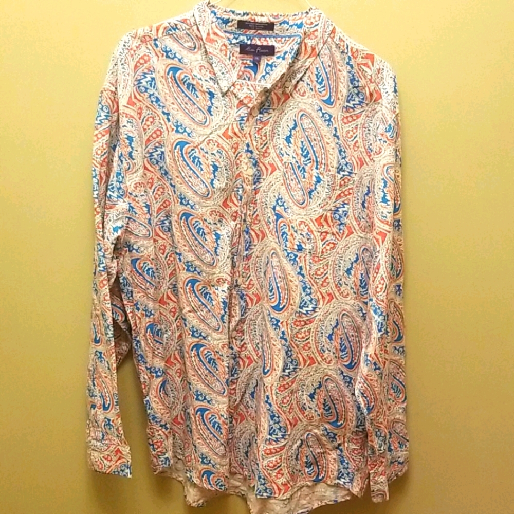 Alan Flusser Paisley Printed Shirt Multicolor